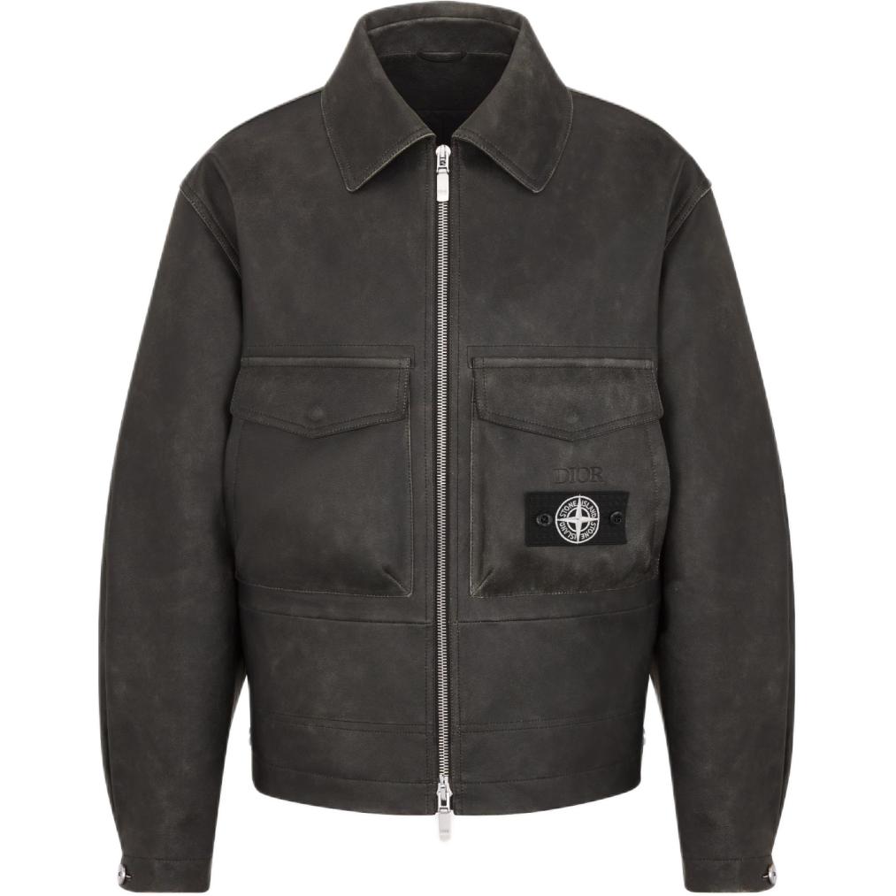 DIOR X Stone Island Napa Lambskin Jacket