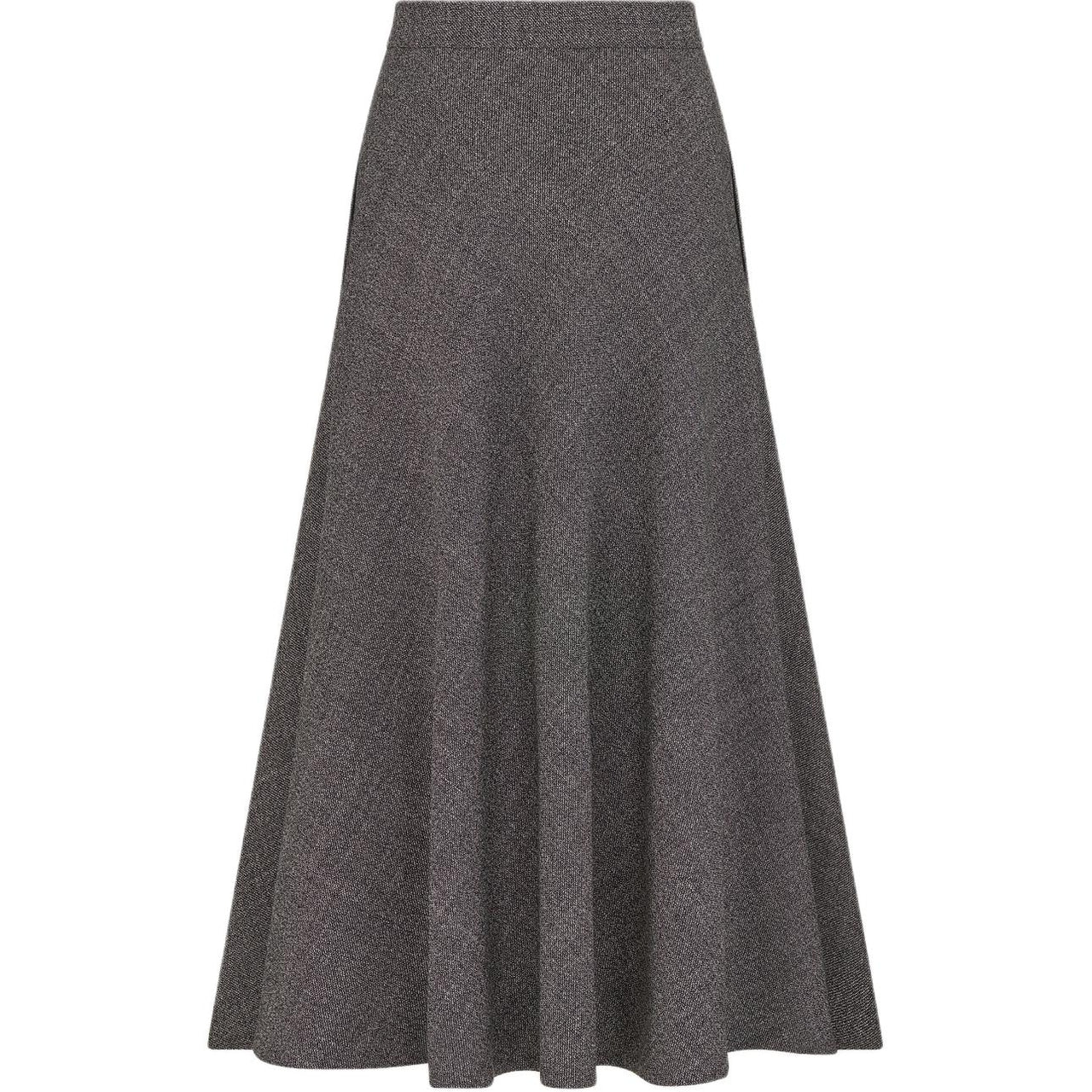 DIOR FW24 Casual Long Skirts Women's Gray