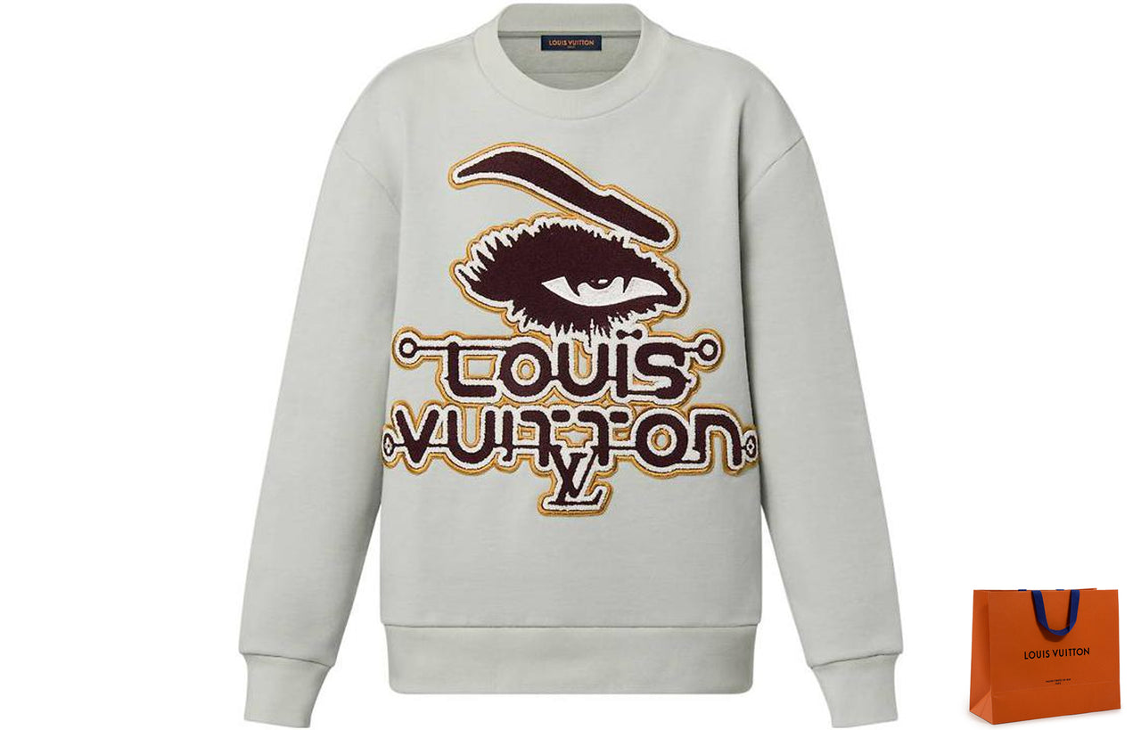 LOUIS VUITTON Sweatshirt Men's Light Green