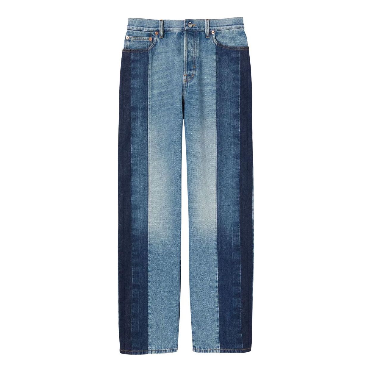 (WMNS) Gucci Baggy Denim Pans Petite Fit 'Blue Light Blue' 832802-XDC9Z-4681