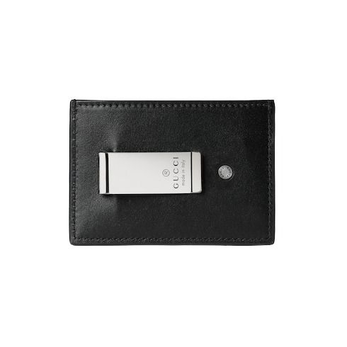 Gucci 26 GG Marmont Card Case with Money Clip 'Black' 835051-AAE07-1000