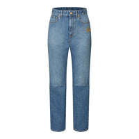 LOUIS VUITTON SKI Skiing Series FW24 Jeans Women's Blue
