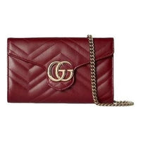 (WMNS) Gucci 25 GG Marmont Wallet on Chain 'Rosso Ancora Red' 837745-AAET8-6207