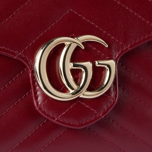 (WMNS) Gucci 25 GG Marmont Wallet on Chain 'Rosso Ancora Red' 837745-AAET8-6207