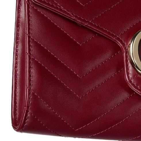 (WMNS) Gucci 25 GG Marmont Wallet on Chain 'Rosso Ancora Red' 837745-AAET8-6207
