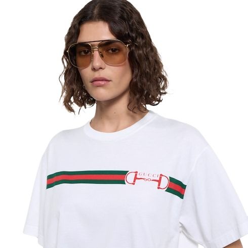 (WMNS) Gucci 26 Cotton Jersey with Print 'White' 837959-XJHM5-9081