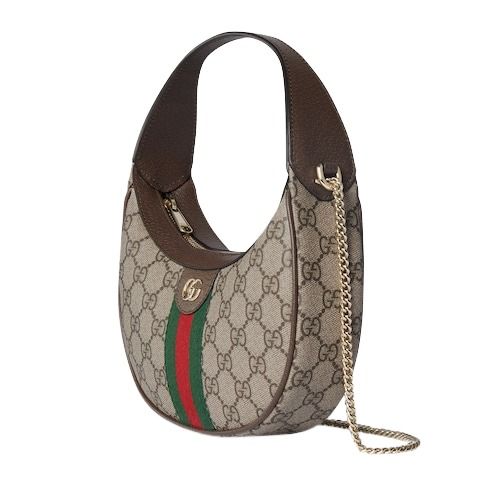 (WMNS) Gucci 26 Ophidia Small Shoulder Bag 'Beige Brown' 838463-FAE0P-9746