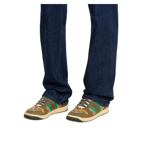 Gucci 25 Screener sneaker 'Beige Green' 838984-HVKI0-9750