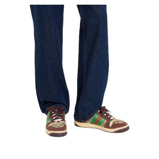 Gucci Screener Sneaker 'Beige Dark Brown' 838984-HVKI0-9751