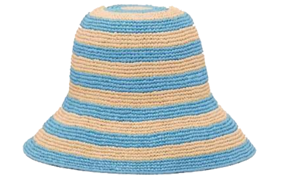 PRADA Bucket Hats Women's Blue/Apricot