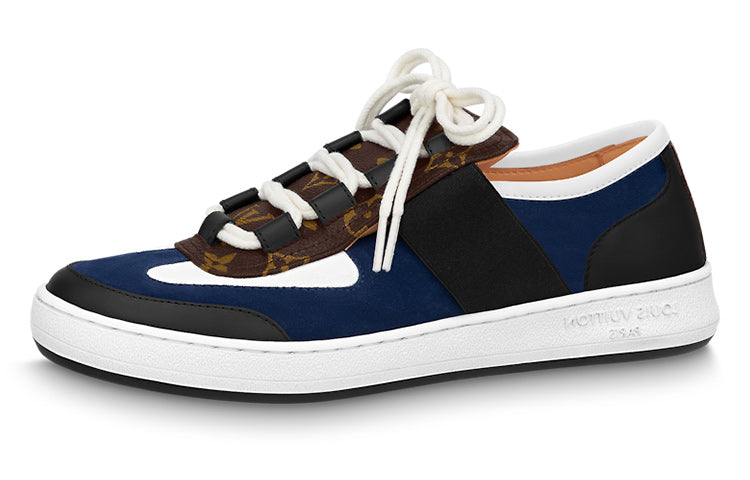 LOUIS VUITTON Lous Sneakers 'Blue Black With Brown Monogram' Women's