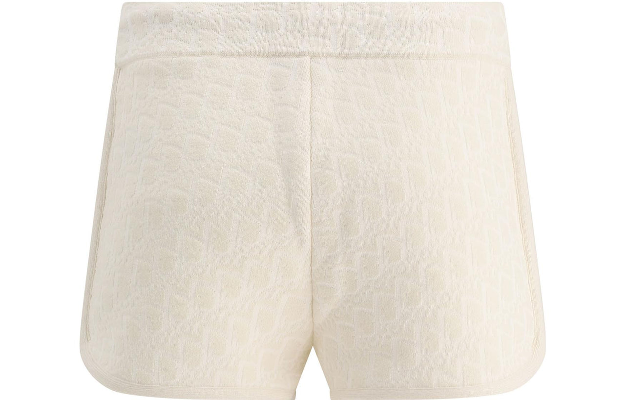DIOR All Over Logo Patterned Drawstring Shorts
