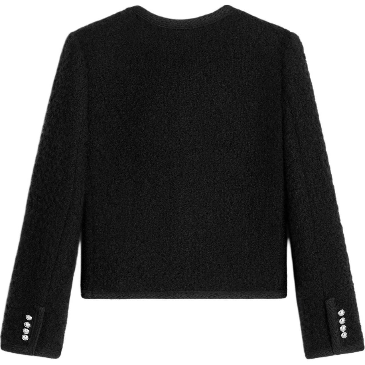 CELINE Buttoned Crewneck Jacket
