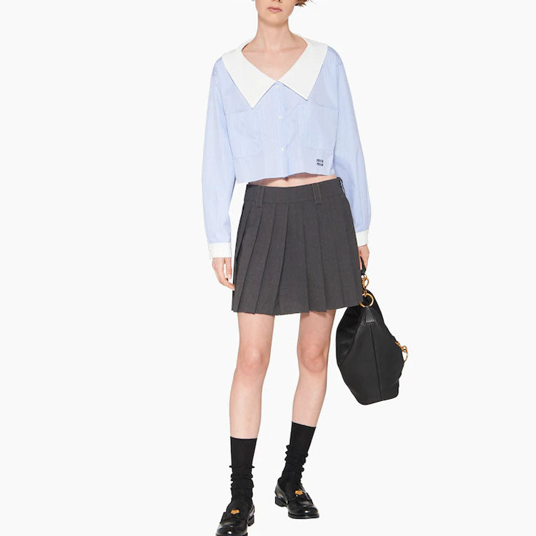 MIU MIU SS23 CNY SS23 Casual Short Skirts Women's