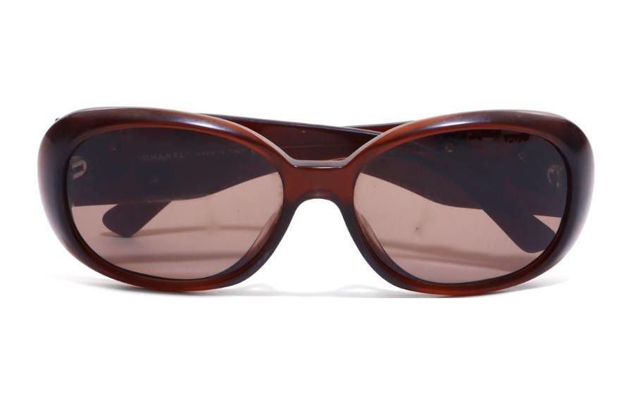 CHANEL 2000s Icons Detailing Oval framed Sunglasses