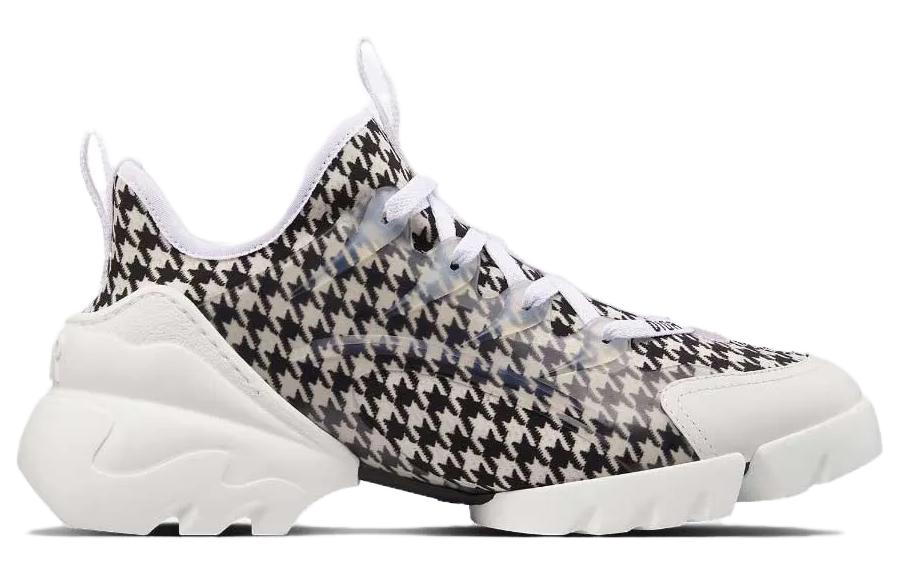 DIOR D Connect Low Top Casual Shoes Women's Black White