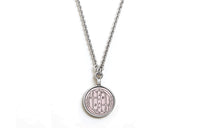 HERMES Enamel Necklaces Women's Silver
