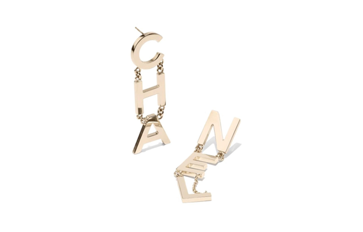 CHANEL Letter Earrings