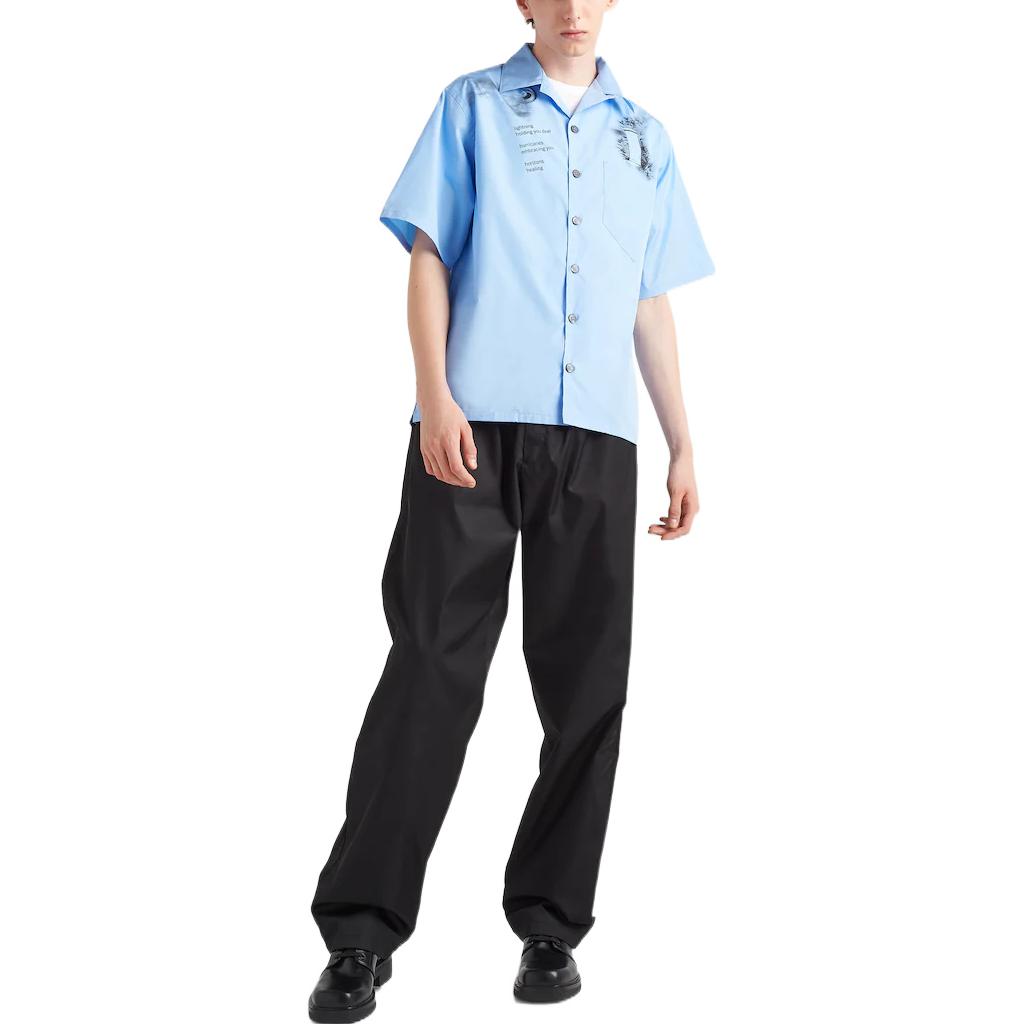 PRADA FW22 Shirt Men's Sky Blue