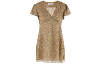 CELINE Leopard Print Mini Dress