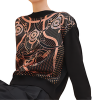 HERMES FW24 Sweatshirt Women's Black