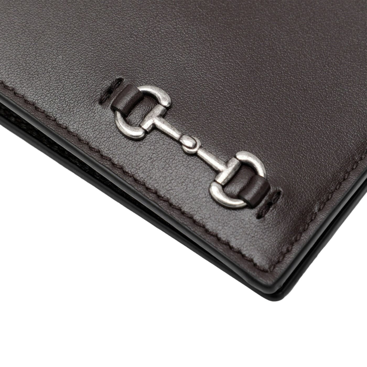Gucci 25 Bi-Fold Wallet with Horsebit 'Brown' 846950-AAFP1-2140