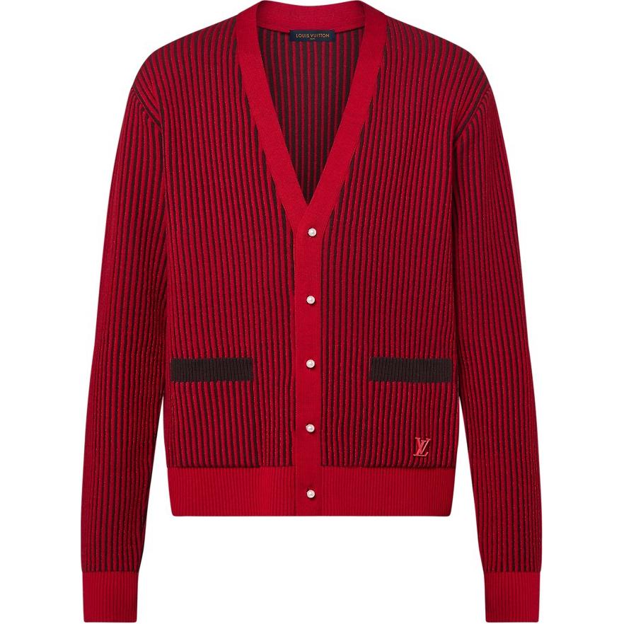 LOUIS VUITTON Lv X Park Seo-Bo Wool Cardigan