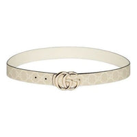 (WMNS) Gucci 26 Reversible GG Marmont Belt 'White' 847131-FAFGJ-9859