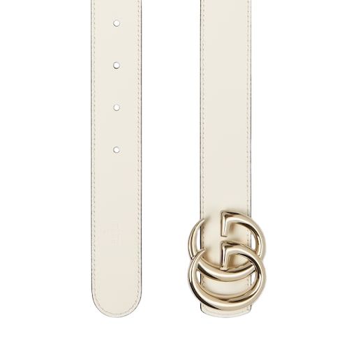 (WMNS) Gucci 26 Reversible GG Marmont Belt 'White' 847131-FAFGJ-9859