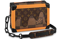 LOUIS VUITTON X Nigo Soft Trunk Damier Ebene Giant Brown