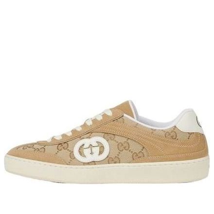 (WMNS) Gucci 26 G75 sneaker 'Beige Brown' 849465-AAEKX-9574