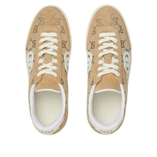 (WMNS) Gucci 26 G75 sneaker 'Beige Brown' 849465-AAEKX-9574