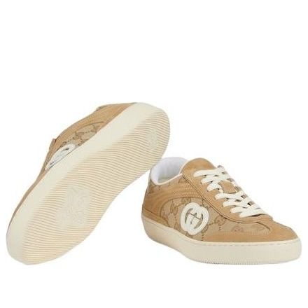 (WMNS) Gucci 26 G75 sneaker 'Beige Brown' 849465-AAEKX-9574