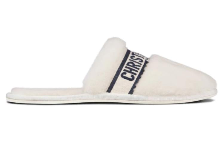 DIOR Chez Moi Casual Single Shoes Women's White Black