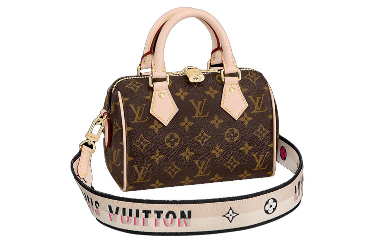 LOUIS VUITTON Speedy Bandouliere 20 Monogram Brown/Black