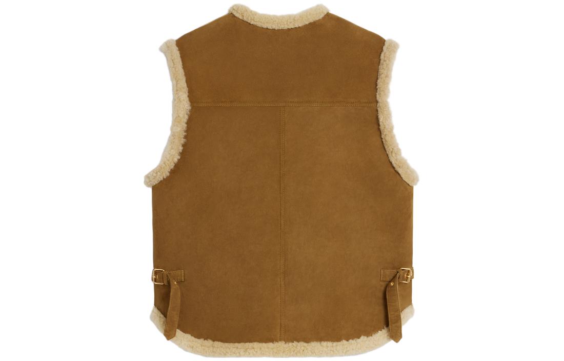 CELINE Vests Women's Khaki