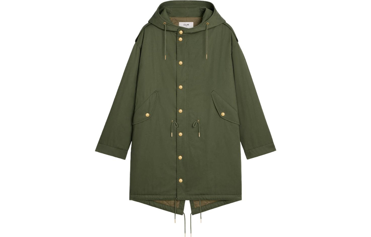 CELINE FW23 Puffer Jacket Women's Army Green