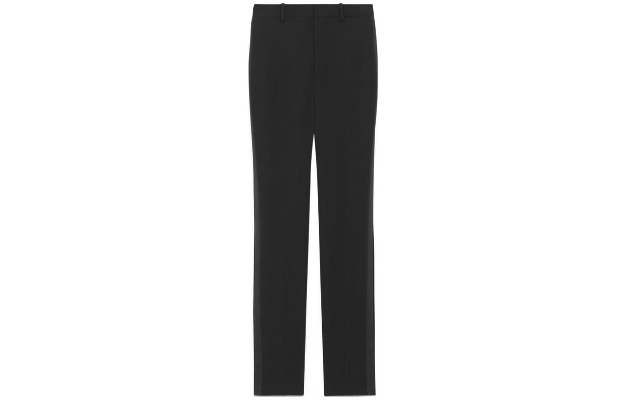 SAINT LAURENT Straight Leg Knitted Trousers