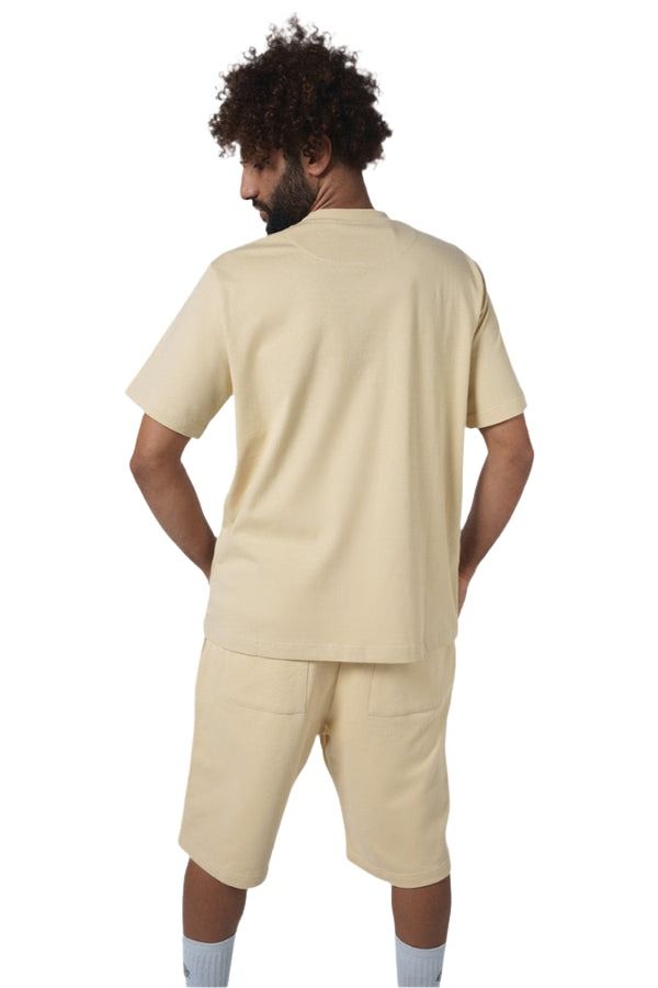 House of Cenmar Short with Power of Drams Print 'Beige' HOC-SSO