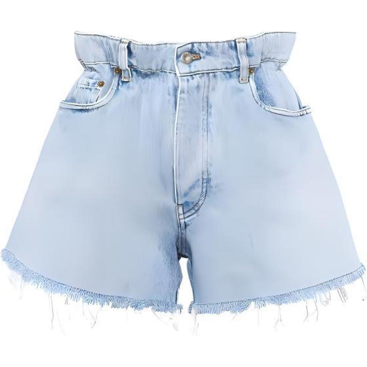MIU MIU FW21 Denim Shorts Women's Blue