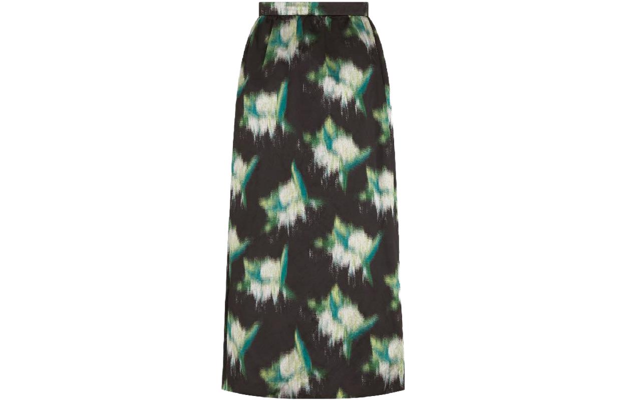 DIOR Casual Long Skirts Women's Black