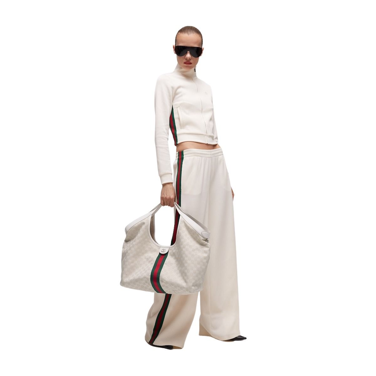(WMNS) Gucci Giglio Large Tote Bag 'Ivory' 853971-FAF9O-9554