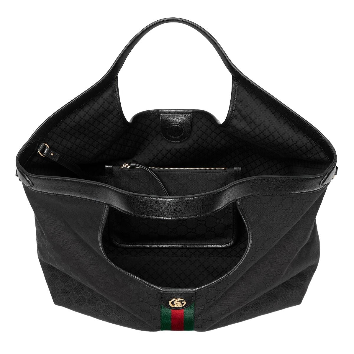 (WMNS) Gucci Giglio Large Tote Bag 'Black' 853971-FAFWA-1053
