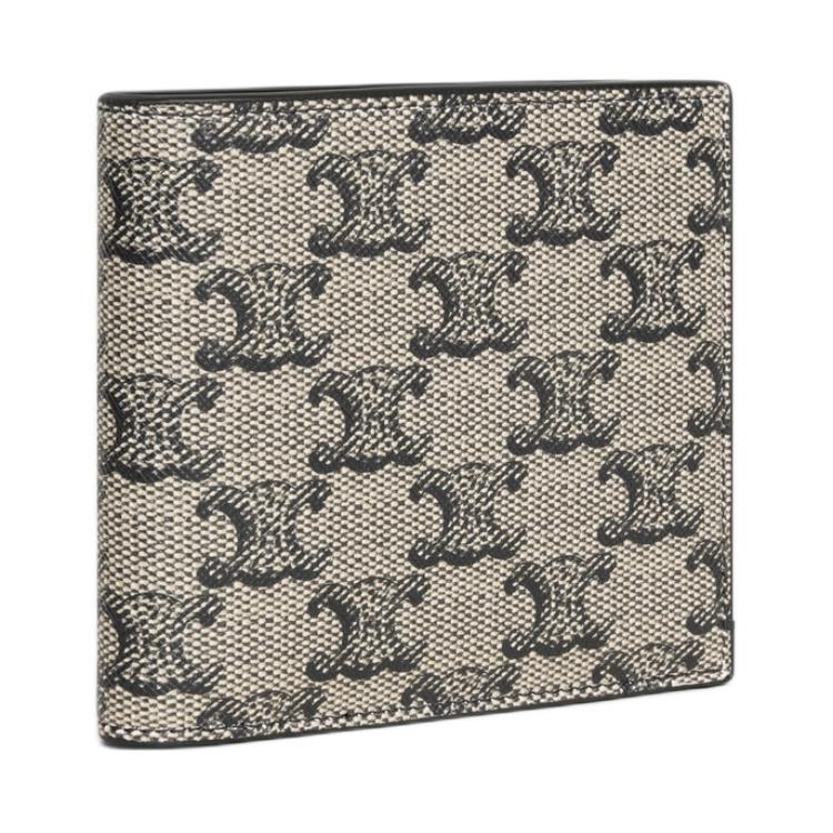 CELINE All Over Logo Patterned Bi Fold Wallet