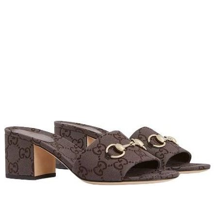 (WMNS) Gucci 26 Slide Sandal with Horsebit 'Dark Brown' 854882-9SF10-2140