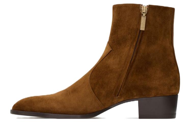 SAINT LAURENT Wyatt 40mm Ankle Boots