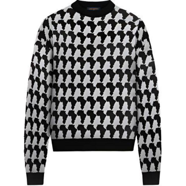 LOUIS VUITTON New Quarterly Products Of LV Sweaters Men Black