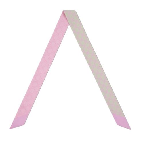 (WMNS) Gucci 26 GG Silk Twill Ribbon 'Acquamarine Pink' 855289-3G001-3972