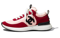 CHANEL Cushioning Anti-Slip And Wear-Resistant Coverage Low-Top Casual Shoes Women's Dark Pink