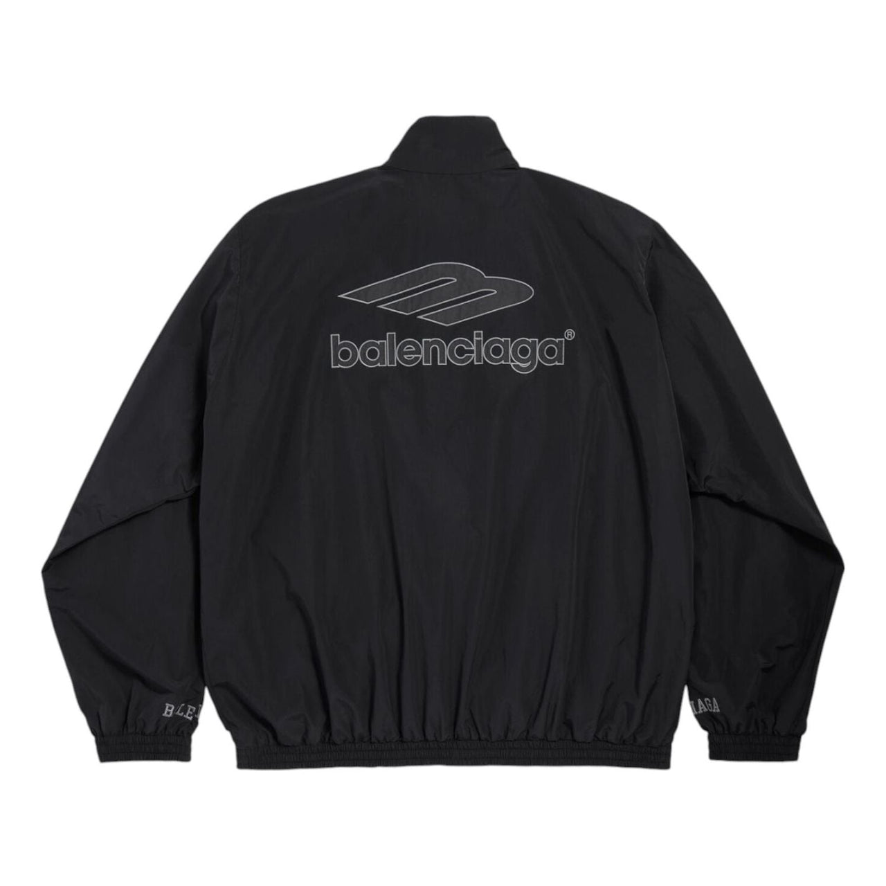 Balenciaga 3B Football Tracksuit Jacket 'Black' 857734TPQ381000